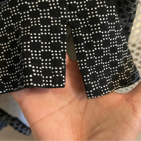 Men’s All In Motion Short-sleeve Polo Shirt Size Medium Black and White GUC - Picture 5 of 8